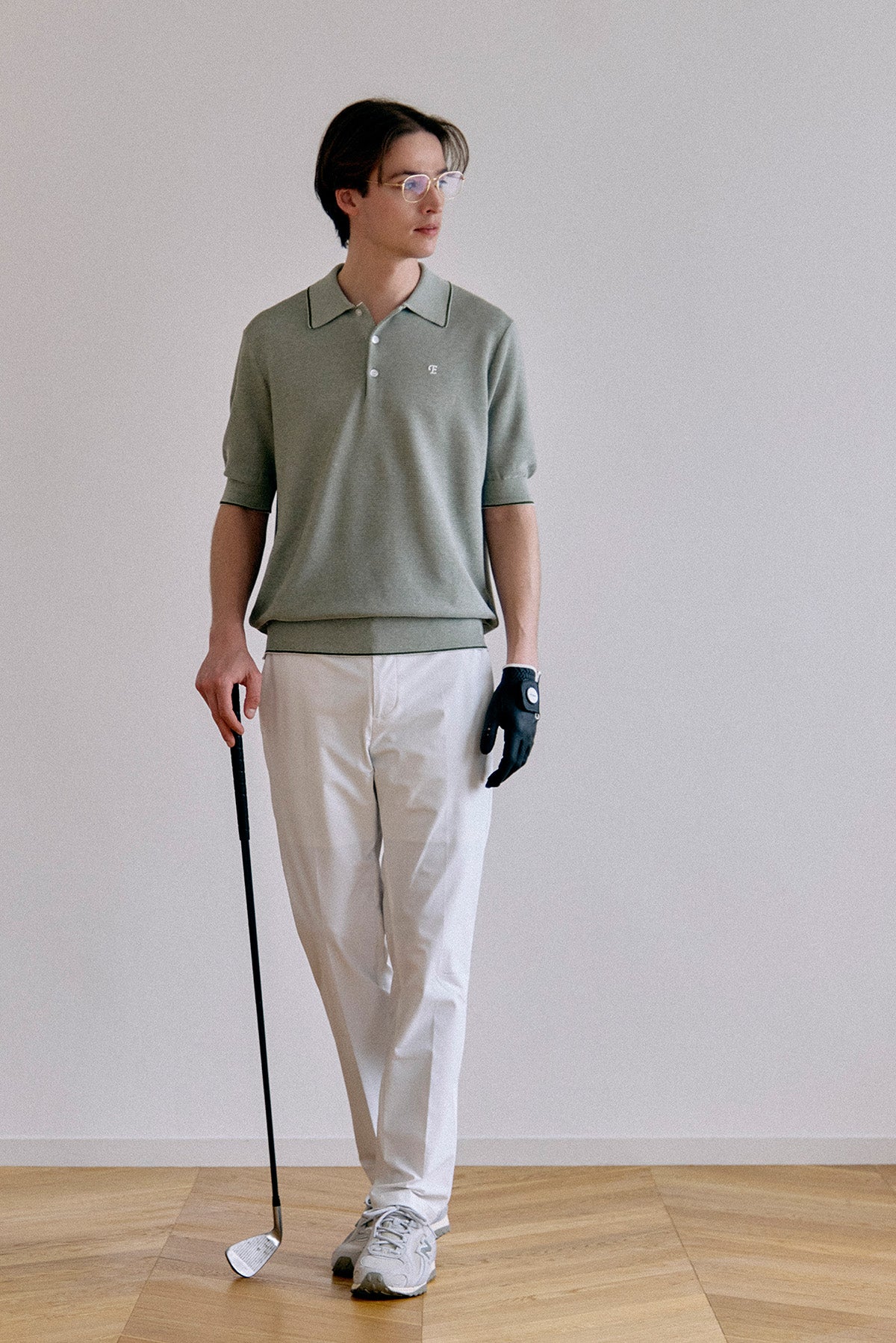 FINE WEAVE KNIT POLO